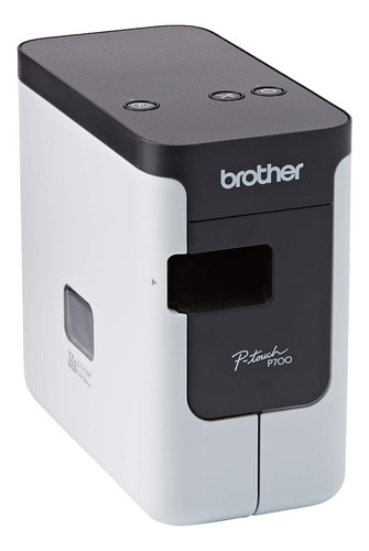 Brother P700 P-touch - Etiquetadora, Negro/ Gris