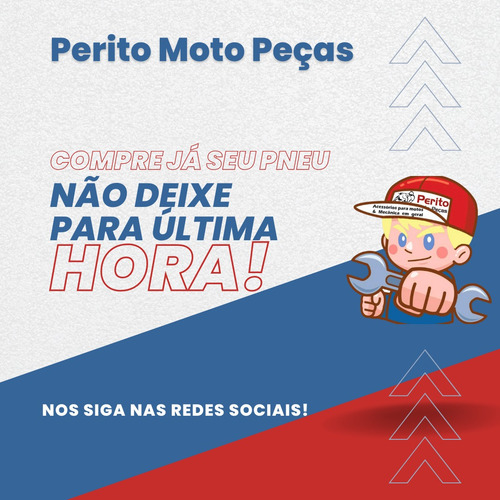 Pneu Sem Câmara 110/80-14 Biz 100 125 Pop 100 110