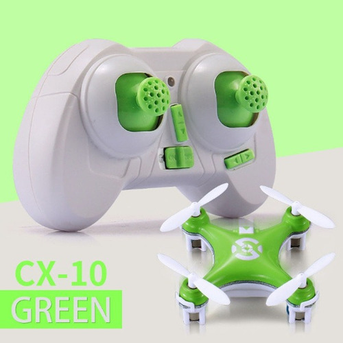 Mini Drone Cx-10, 4 Canales, 2.4 Ghz, 6 Ejes, Giroscopio Led