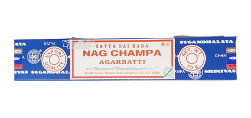 Incienso Nag Champa Satya Original
