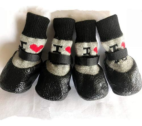 Zapatos Calcetines Para Perro Y Gato, Con Suela Ajustable, I