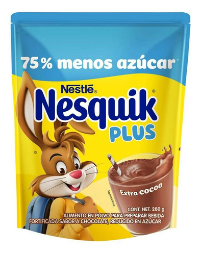 3 Pack Nesquik Alimento En Polvo Reducido AzĂșcar Extra Cocoa