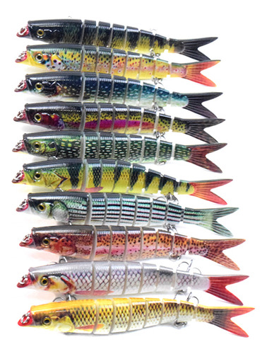 Cebo Duro Con Múltiples Articulaciones, 5.5 Pulgadas/0.76 Oz