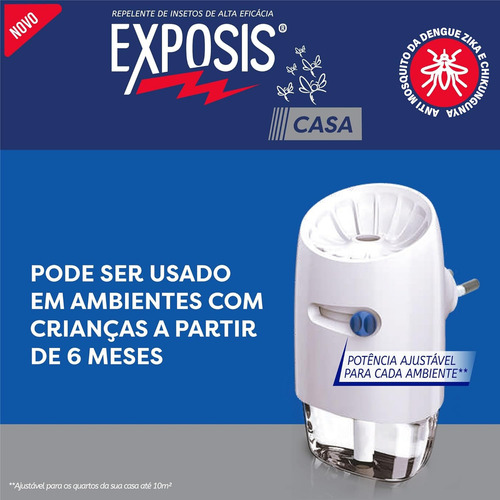 Exposis Casa Com Refil Repelente Elétrico De Insetos