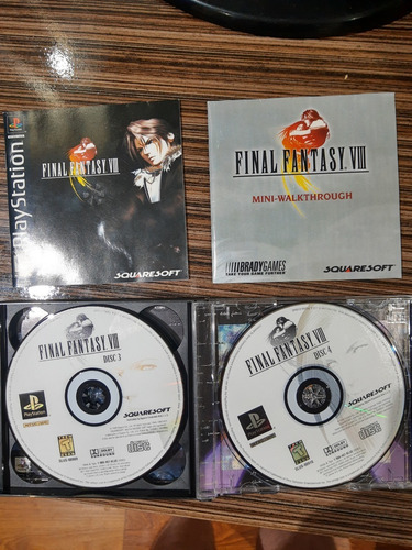 Final Fantasy Viii Black Label Psone Completo