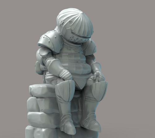 Archivo Stl Impresión 3d - Dark Souls Siegmeyer Onion Knight