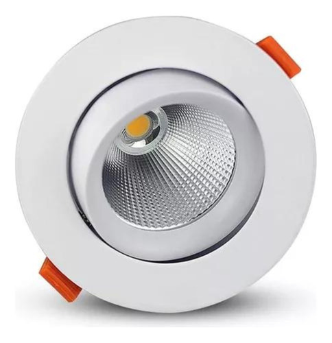 Led Downlight 5w Aplique, Luminaria Móvil Luz Cálida I Nido