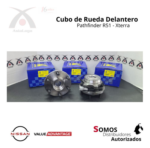 Cubo De Rueda Delantero Nissan Pathfinder R51 Xterra