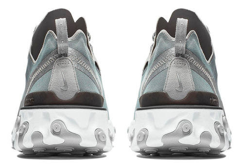 Zapatillas Nike React Element 55 Silver Urbano Bq6166-007