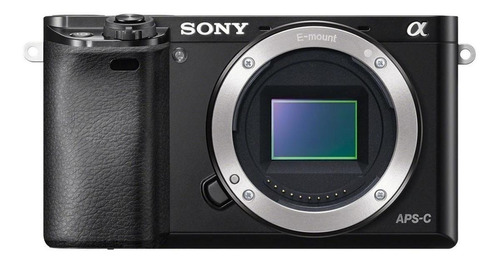  Sony Alpha 6000 ILCE-6000 sin espejo color  negro