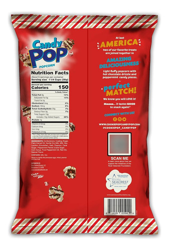 Palomitas De Maíz Recubiertas De Caramelo Snack Pop, Chocola