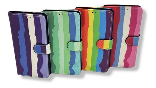 Funda Flip Cover Libreta + Vidrio Full Para Samsung A02s