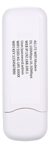 M 4g Portátil Mini Wifi Router Módem Usb 100mbps Lte Fdd Con