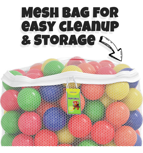 Pelotas De Plastico Click N' Play Para Piscina De Bolas, ...