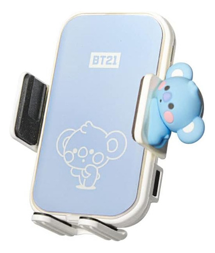 Khvatec Bt21 - Cargador De Coche Inalámbrico Rápido Qi Para