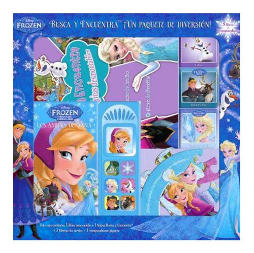 Disney Frozen Paq. De Diversión - Libros Interact Y Romp Gig