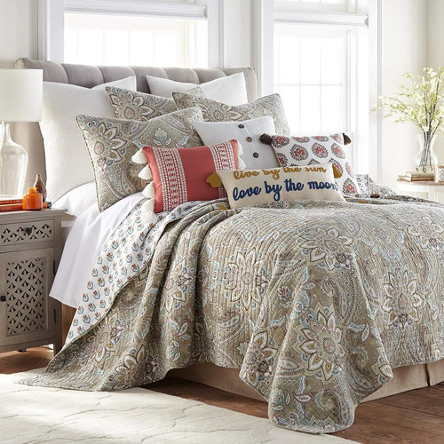 ~? Levtex Home - Kassandra Quilt Set - King Quilt (106x92in.