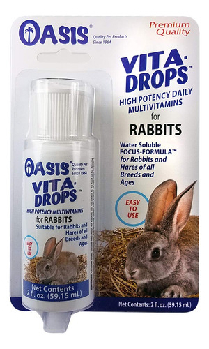 Oasis # Rabbit Vita Drops, 2 Onzas