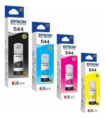 Pack De 4 Colores Epson T544 Originales