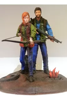 Figura 3d The Last Of Us Joel Ellie El Mejor Del Mercado