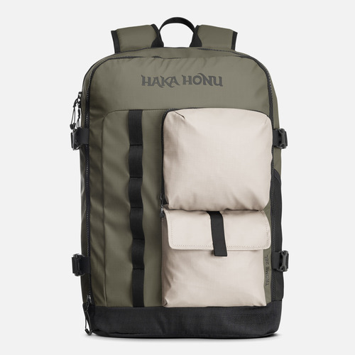 Mochila Unisex Trome 28l Verde Grisaceo Haka-honu