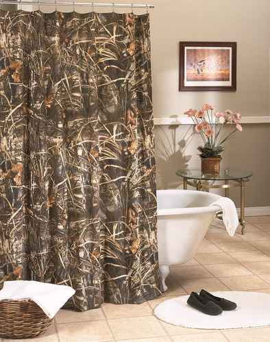 Visi-one Realtree Max - 4 Cortinas De Ducha De Camuflaje, 72