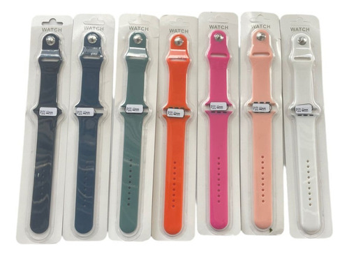 Pulsera Para Smartwatch En Silicona Con Medida De 44 Mm Color Color Variable