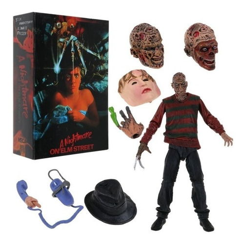 Figura Freddy Krueger Ultimate Pesadilla Neca Original Adr