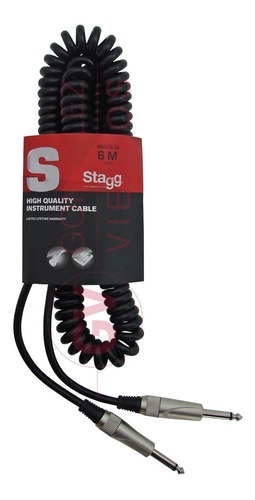 Cable Stagg Sgcc6 Dl Plug - Plug Espiralado 6 Metros