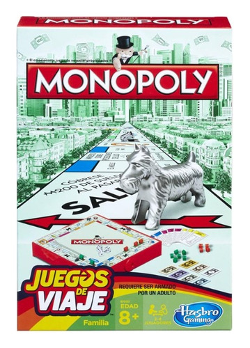 Juegos De Viaje Monopoly Juego De Mesa Hasbro