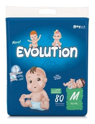 Fraldas Dry Evolution Infantil M