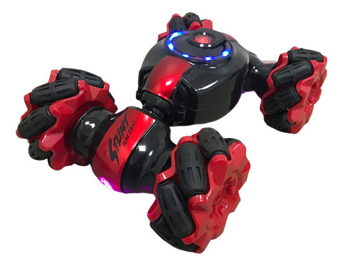 Carrito de juguete Radical Red para piruetas con control de 360°, 4x4
