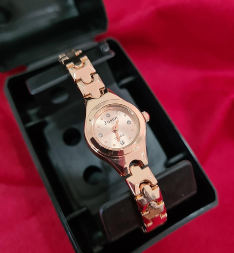 Relógio Feminino Rosé Original Pequeno Luxo Mini Analógico