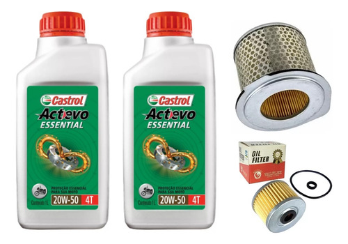 Revisão Cb 300 Até 2012 Gasolina Oleo+filtro Ar+filtro Óleo