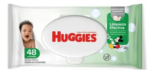 Huggies Limpieza Efectiva Toallas Humedas 48und