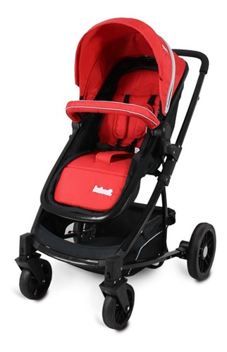 Coche Bebes Carrito Moises Giallo 1345 Bebesit Gris Plegable Color Rojo