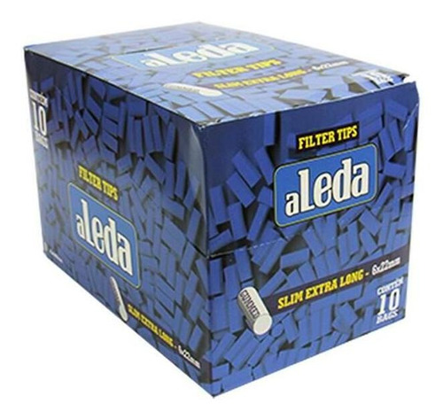 Caixa Filtro Aleda Slim Extra Long Com 10 Pacotes