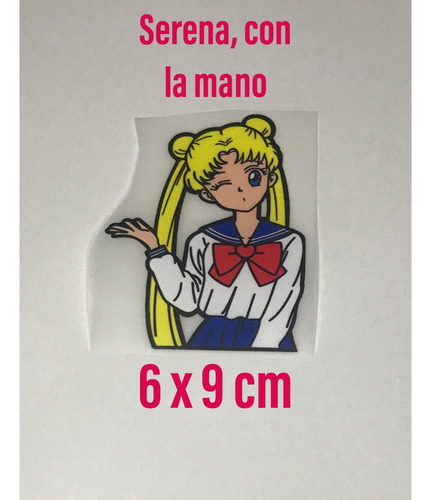 Parche Transfer Termoadhesivo Sailor Moon, Serena, Kit 3 Pzs