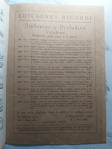 Imagen 10 de 10 de Antiguas Partituras Revistas Musicales Lote De 4. Ian 483