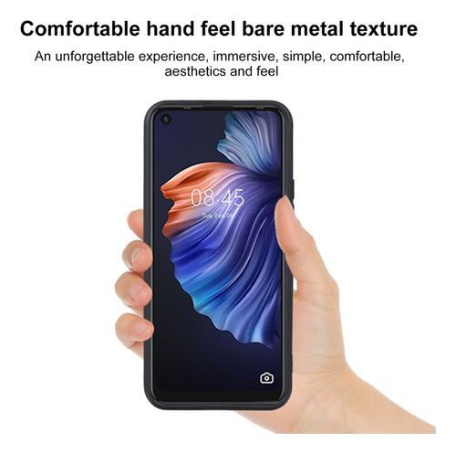 Funda De Teléfono Tpu Negra Mate For Tecno Camon 17