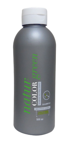 Shampoo Neutralizante Para Cabellos Grises Natur Color Green