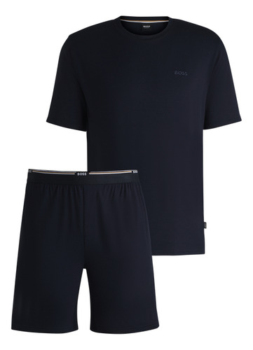 Conjunto De Pijama Boss Para Hombre Material Elástico Suave