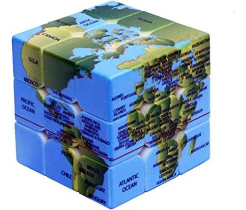 Speed Cube World Map Design Magic Cube Puzzleiq Games