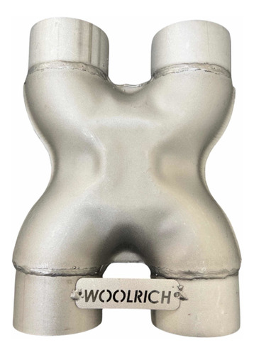 Adaptador X Pipe 2.5 Pulgadas Aluminizado Woolrich