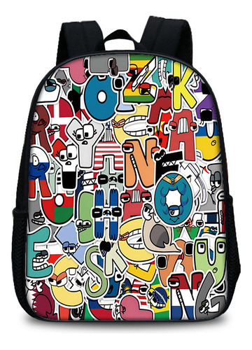 Juego Alrededor Del Alfabeto Lore Schoolbag Letra Leyenda Im