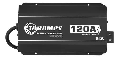 Fonte Carregador Taramps Bob 120 Amperes Som Automotivo Para Caix...