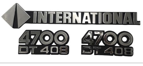 International Truck Hood 4700 Dt 408 Emblemas X3