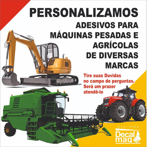Adesivos Compatível Trator Esteira Cat D6t Lgp + Etiq Seg