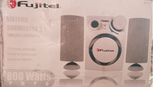 Parlantes Musica Sistema Subwoofer 2.1 Fujitel