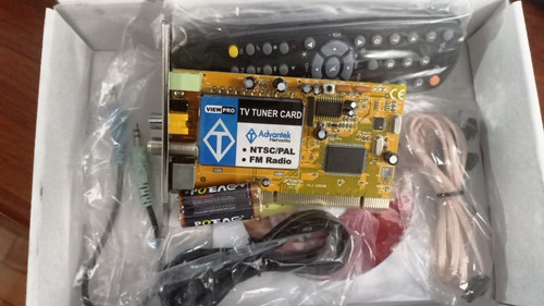 Imagen 2 de 4 de Tarjeta Advantek Pci Tv Tuner Capturadora Video Radio Fm